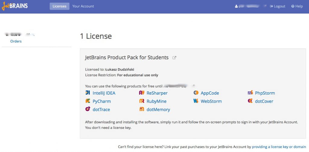 jetbrains intellij idea ultimate student